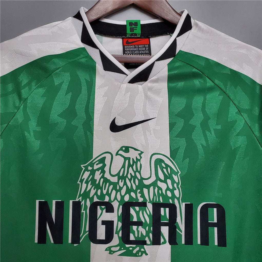 Nigeria Maglia Home 1996 - NO NOME NO NUMERO - XL