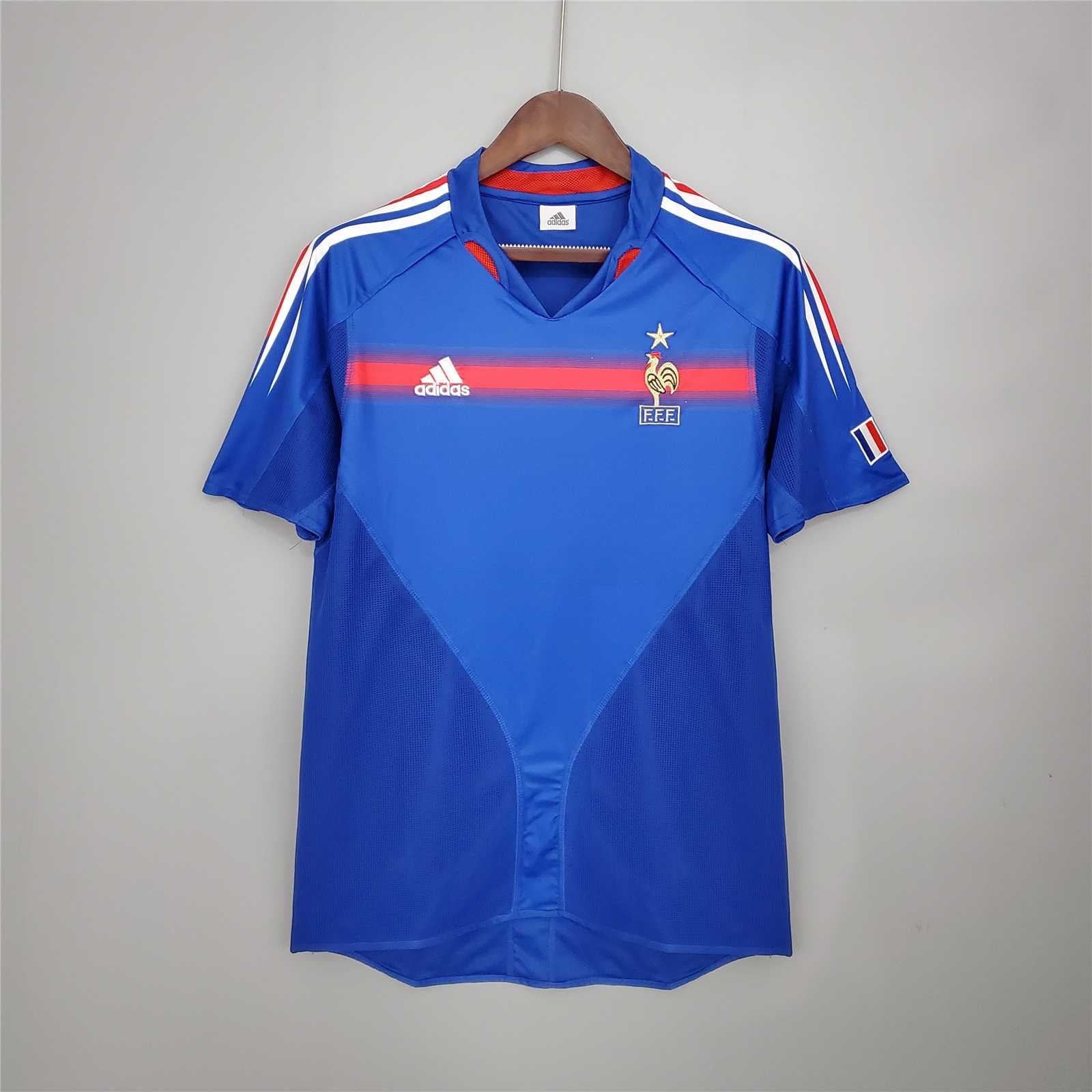 Maglia Zidane Francia Home 2004