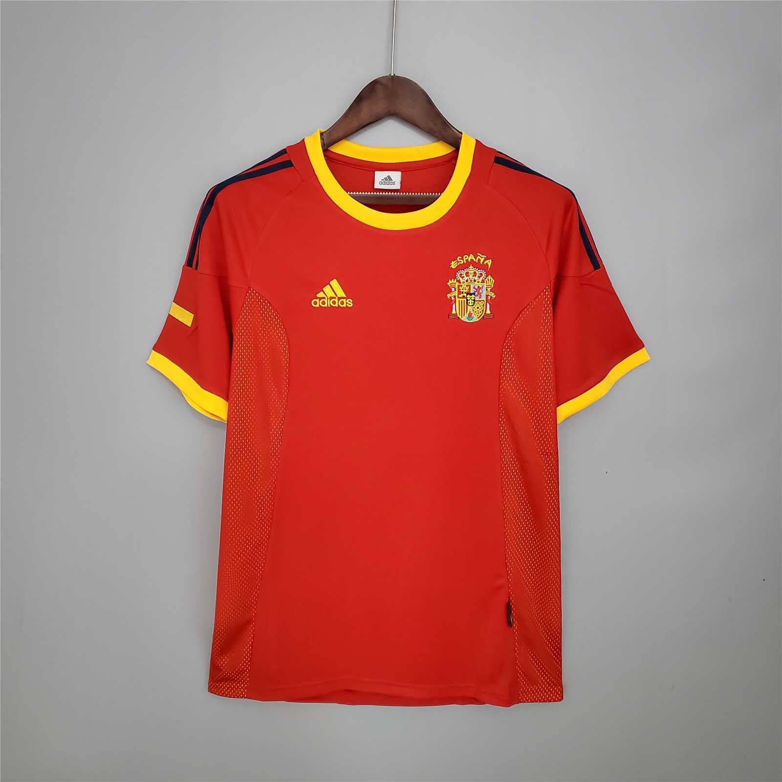 Spagna Maglia Home 2002