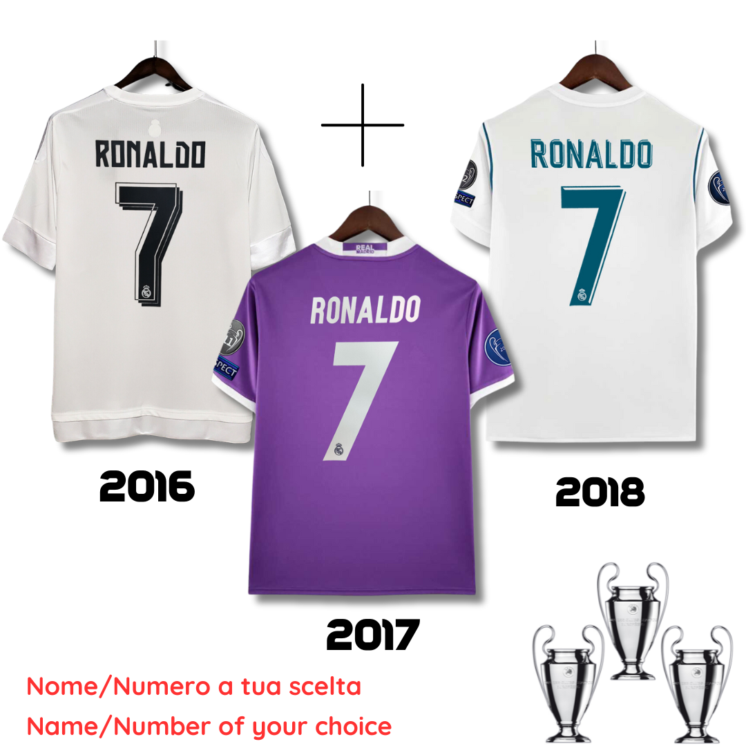 Real Madrid 2016 + Real Madrid 2017 + Real Madrid 2018