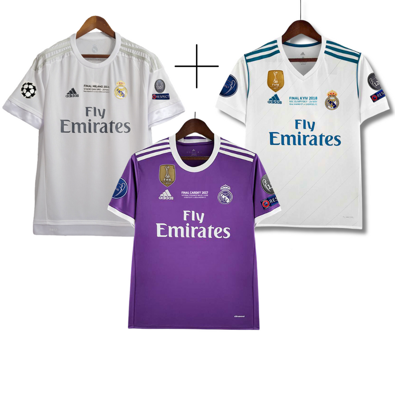 Real Madrid 2016 + Real Madrid 2017 + Real Madrid 2018