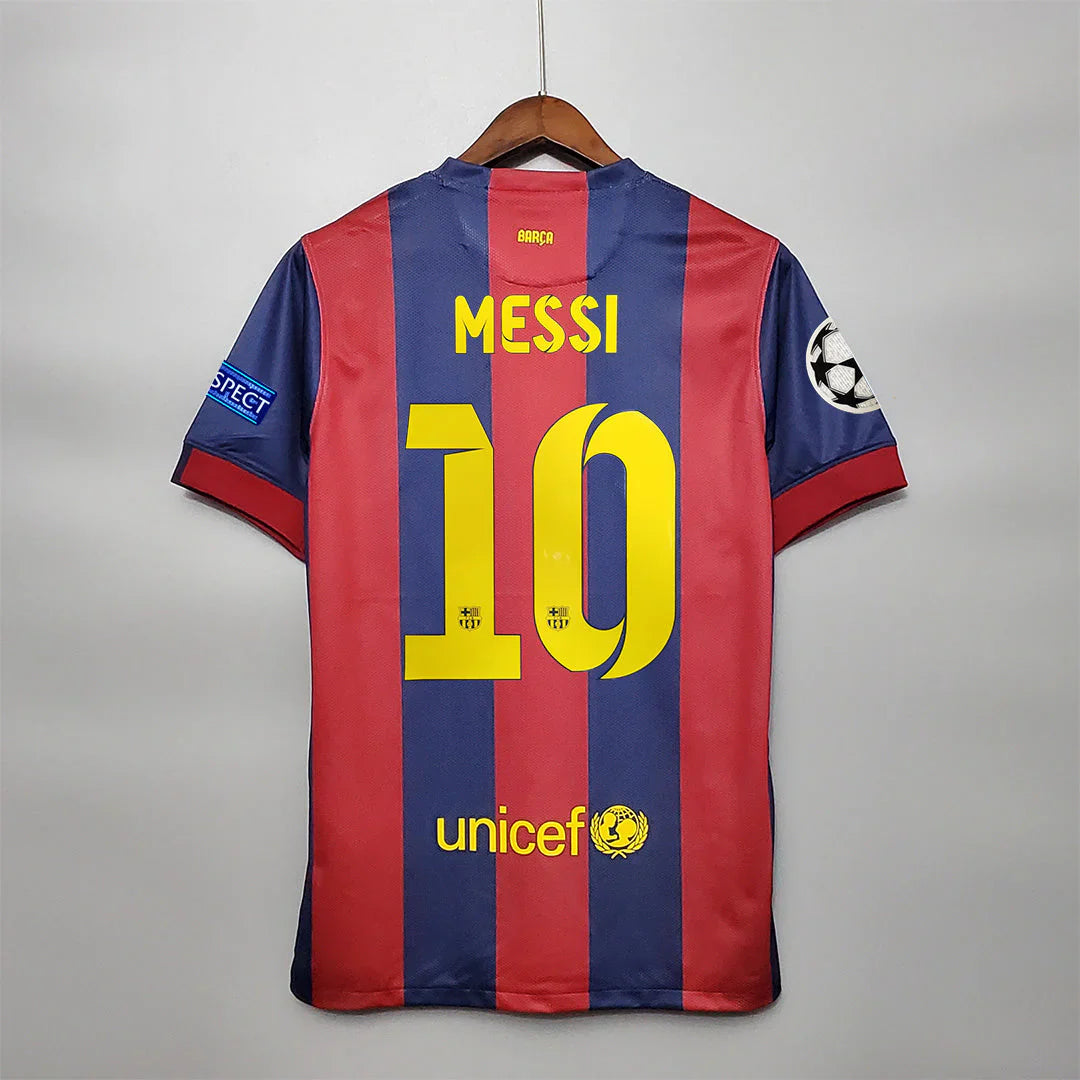 Maglia Messi Barcellona Home Final UCL 2014/15